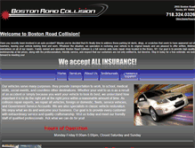 Tablet Screenshot of bostonroadcollision.net